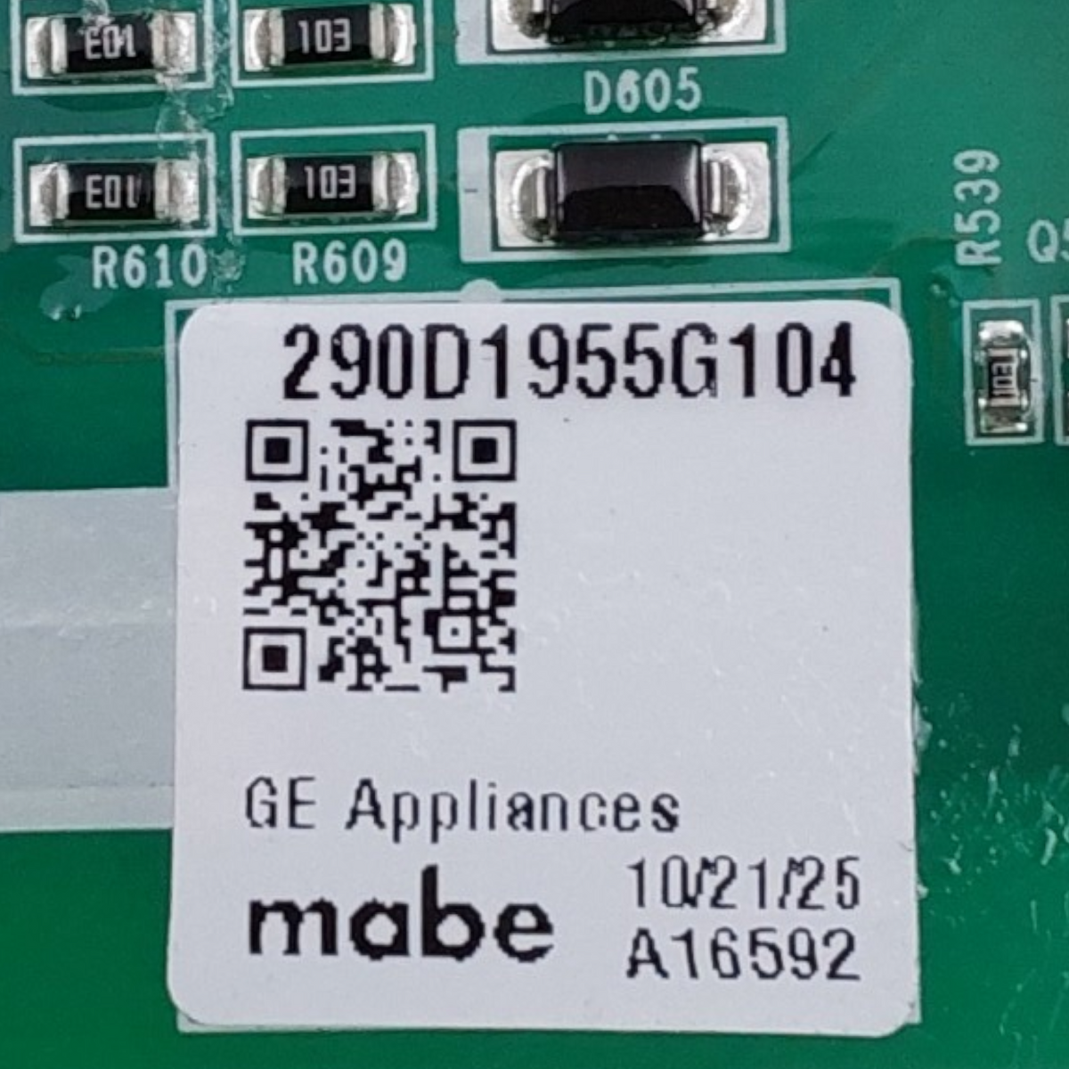 GE Genuine Washer Control Board 290D1955G104 *Same Day Shipp & 60 Days Warranty*