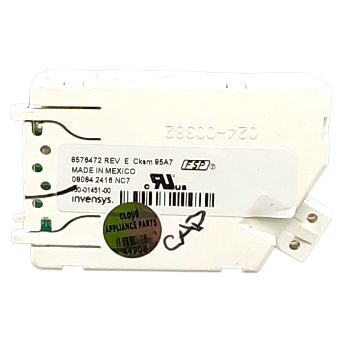 Whirlpool Genuine Washer Control Board 8576472 Same Day Ship & 60 Days Warranty*