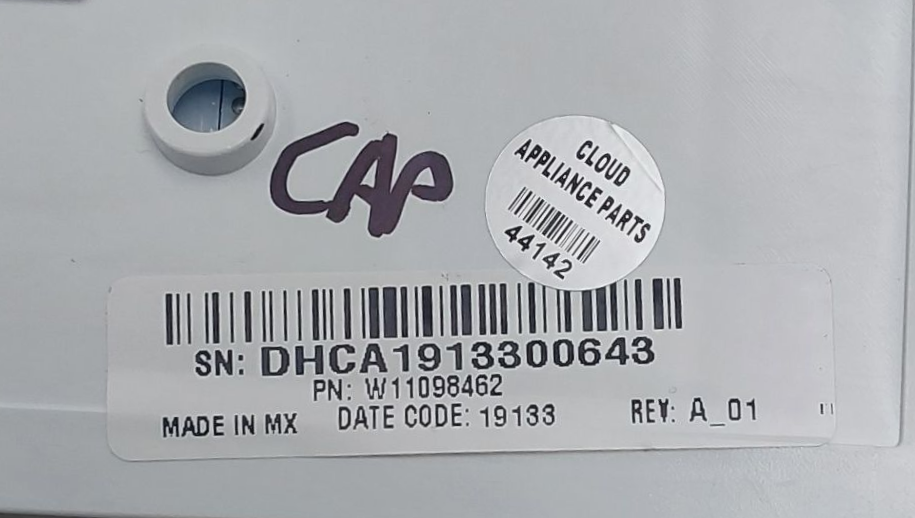 Whirlpool Genuine Dryer Control Panel W11098462 Same Day Ship & 60 Days Warranty