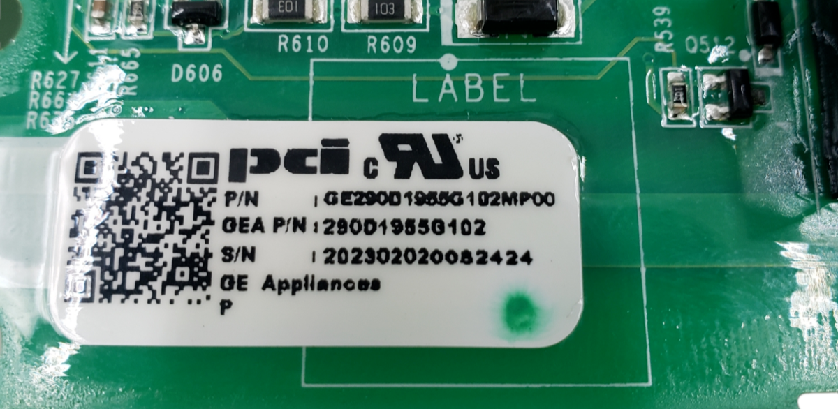New GE Washer Control Board 290D1955G102  *Same Day Shipping & 60 Days Warranty*