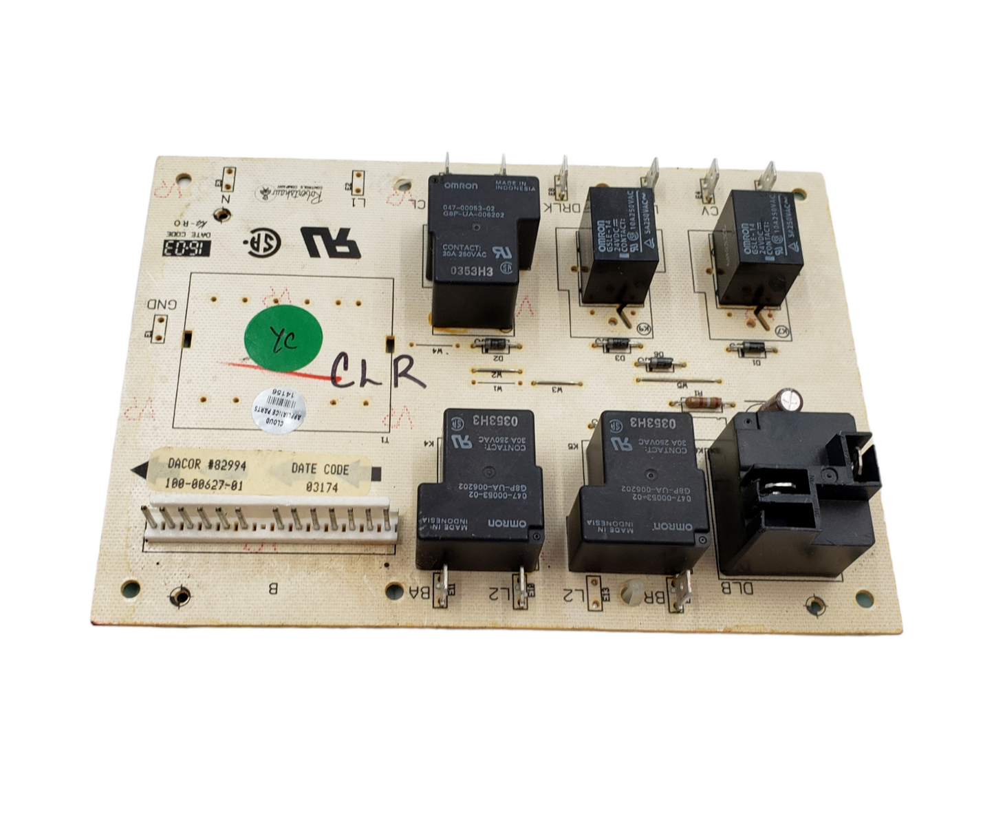 Genuine Samsung Oven Control Board 100-00627-01 Same Day Ship & 60 Days Warranty