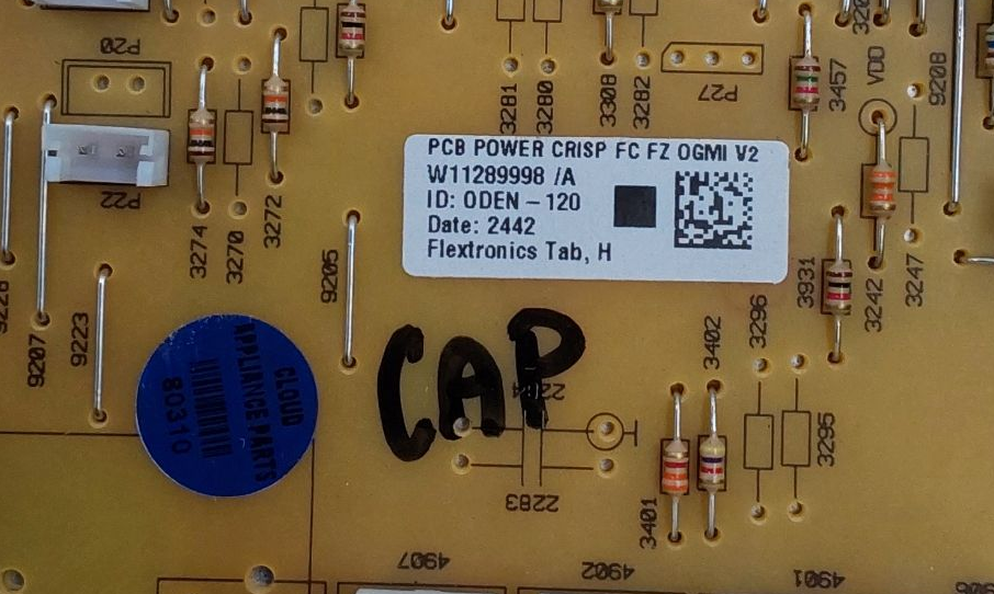 New Whirlpool Microwave Control Board W11289998 Same Day Ship & 60 Days Warranty