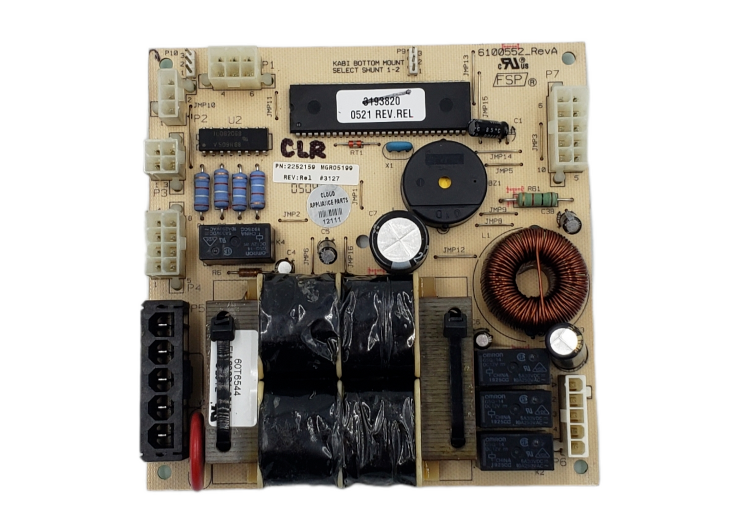 Genuine Whirlpool Refrigerator Control 2252159 *Same Day Ship & 60 Days Warranty