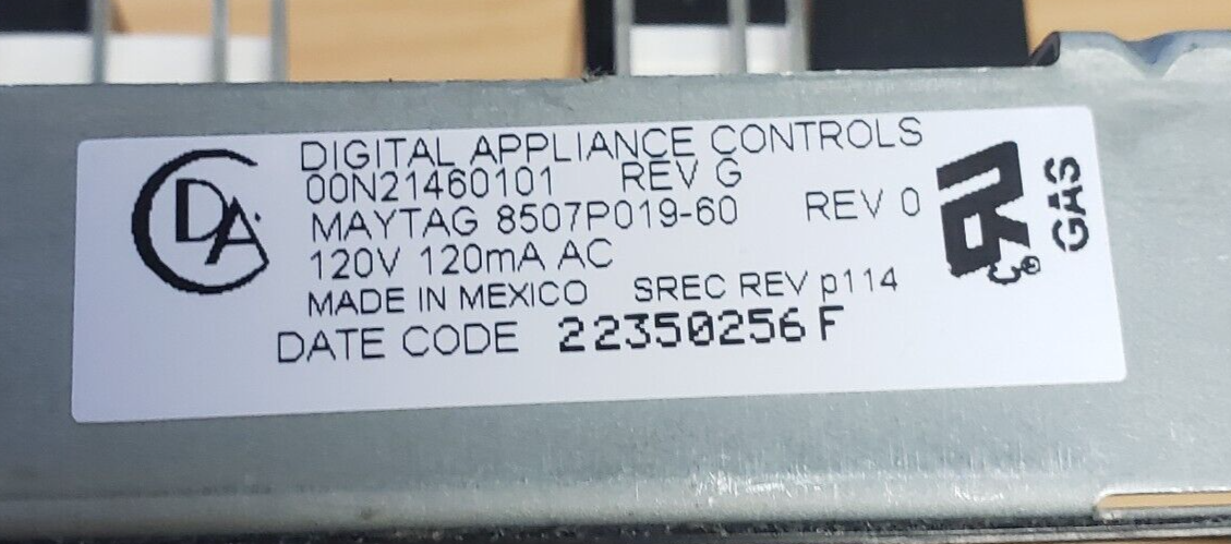 Genuine Whirlpool Oven Control 8507P019-60 Same Day Shipping & 60 Days Warranty*