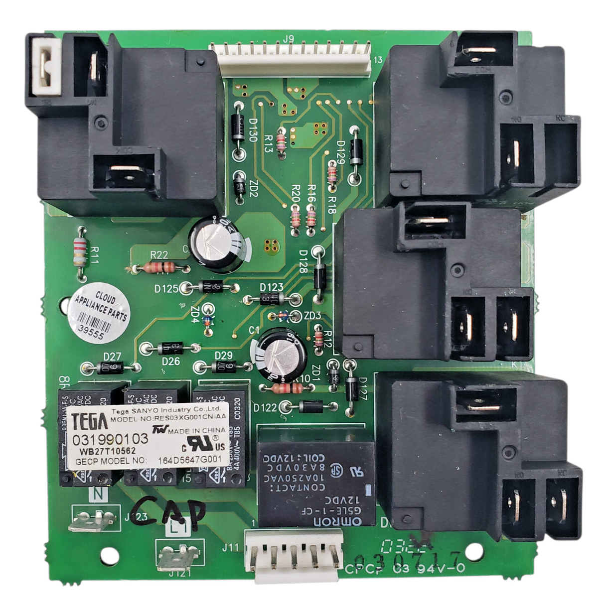 Genuine GE Range Control Board 164D5647G001 Same Day Shipping & 60 Days Warranty