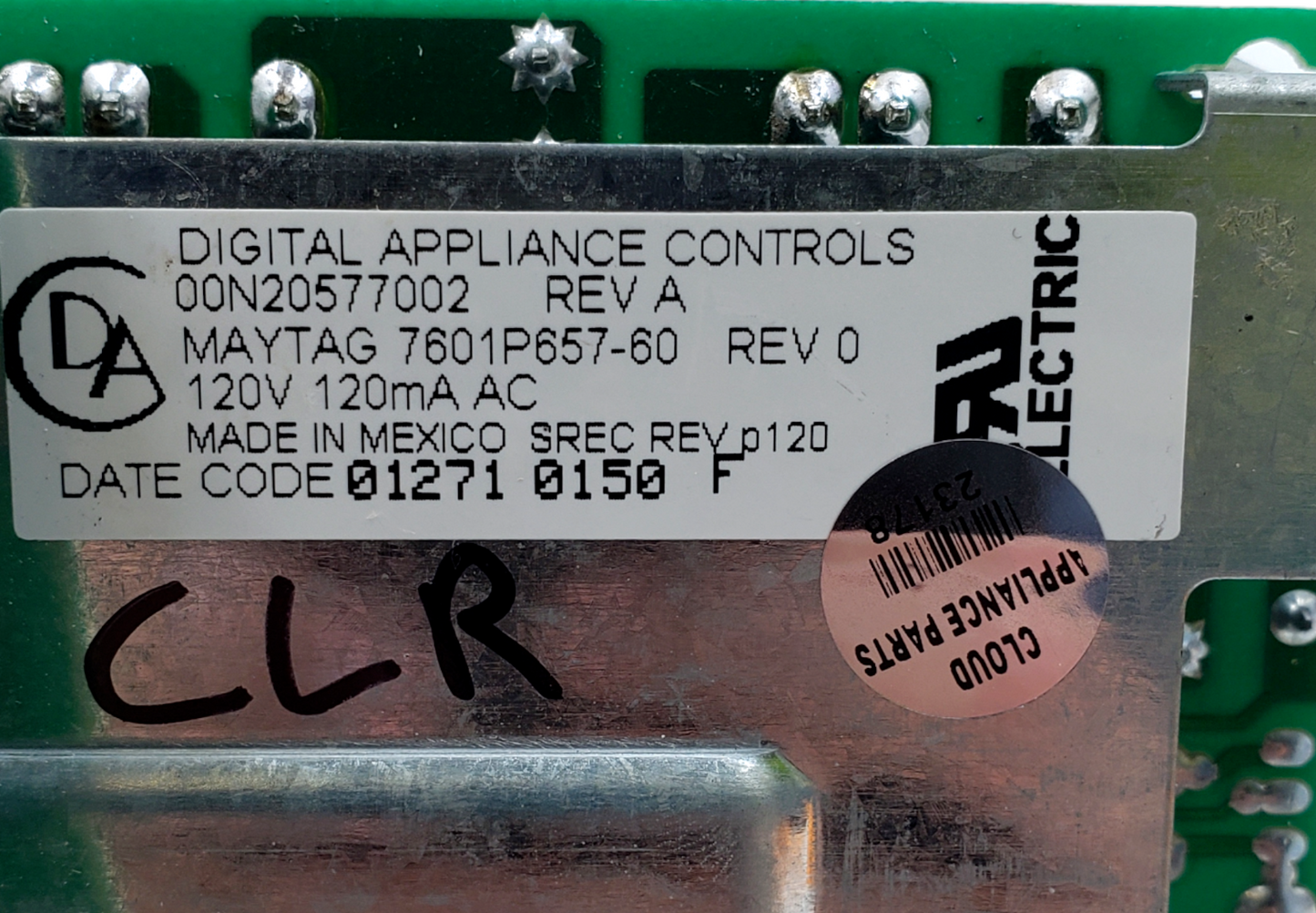 Genuine Whirlpool Oven Control Oven 7601P657-60 Same Day Ship & 60 Days Warranty