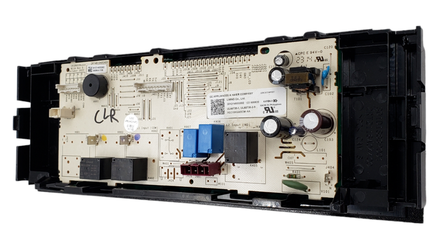New Genuine GE Range Control Board 301D1493G002 Same Day Ship & 60 Days Warranty