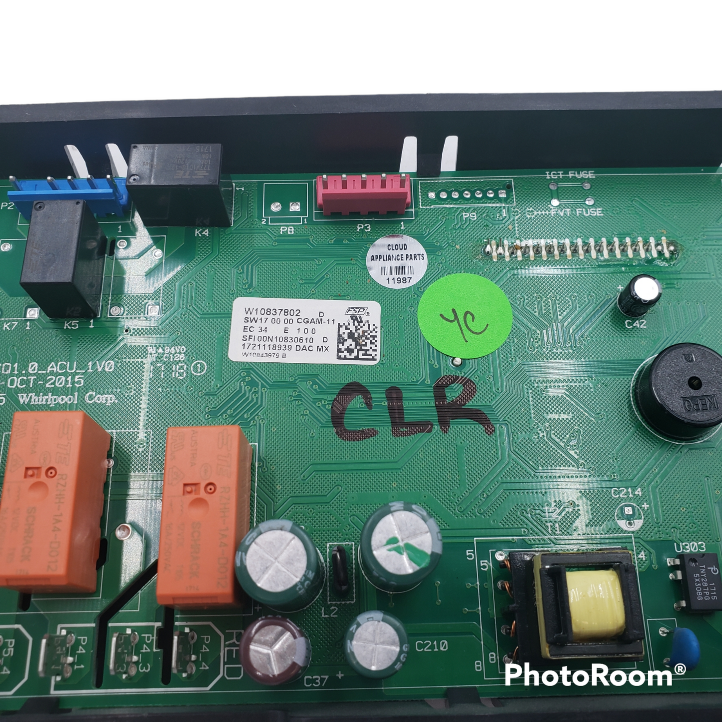 Genuine Whirlpool Oven Control Board W10837802 *Same Day Ship & 60 Days Warranty