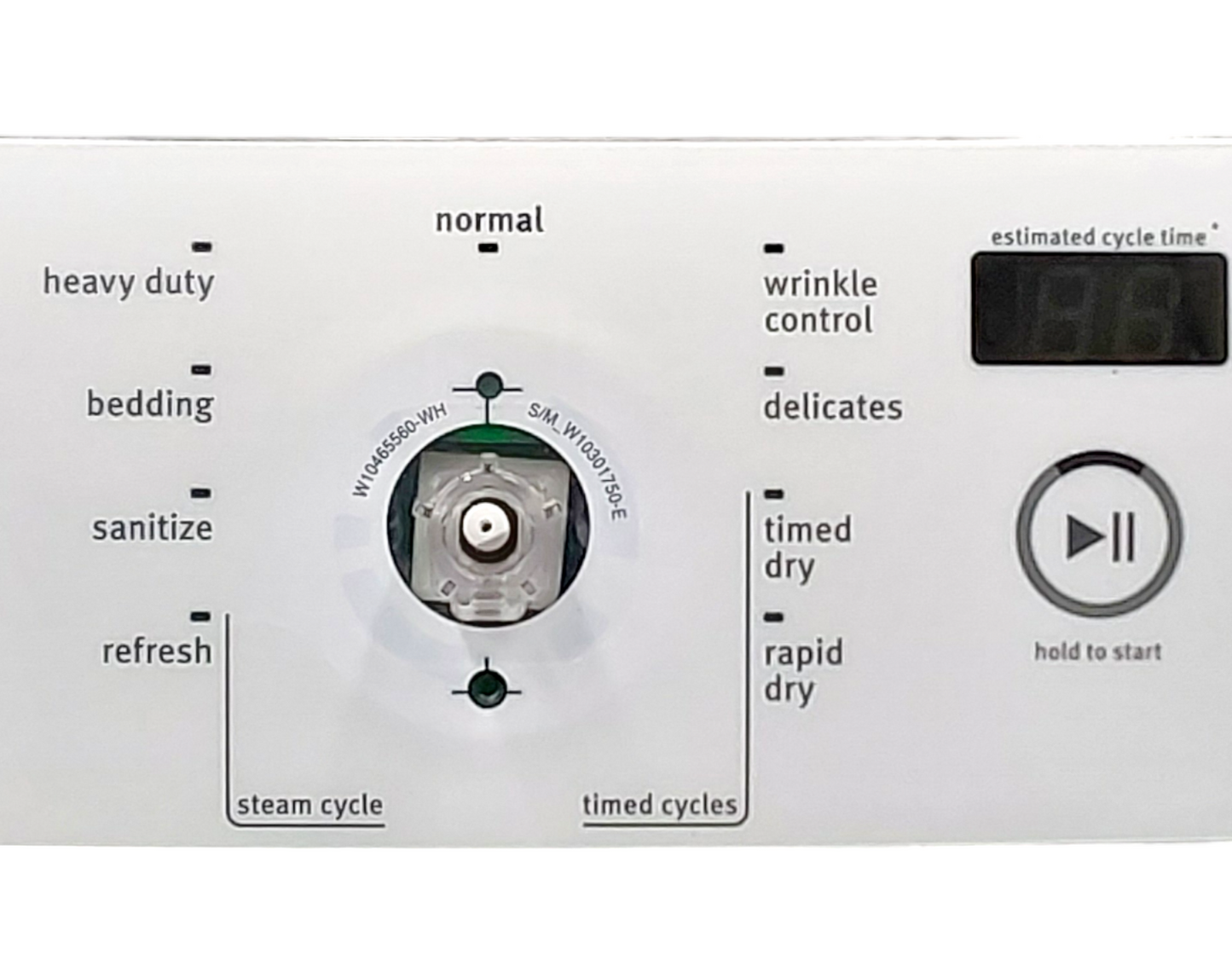 Genuine Whirlpool Dryer Control Panel W10469304 Same Day Ship & 60 Days Warranty