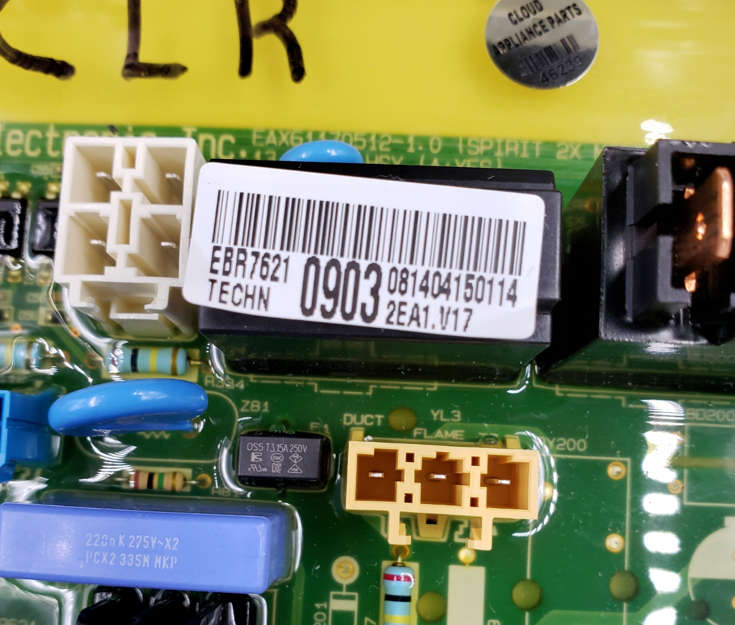 Genuine LG Dryer Main Control Board EBR76210903 Same Day Ship & 60 Days Warranty