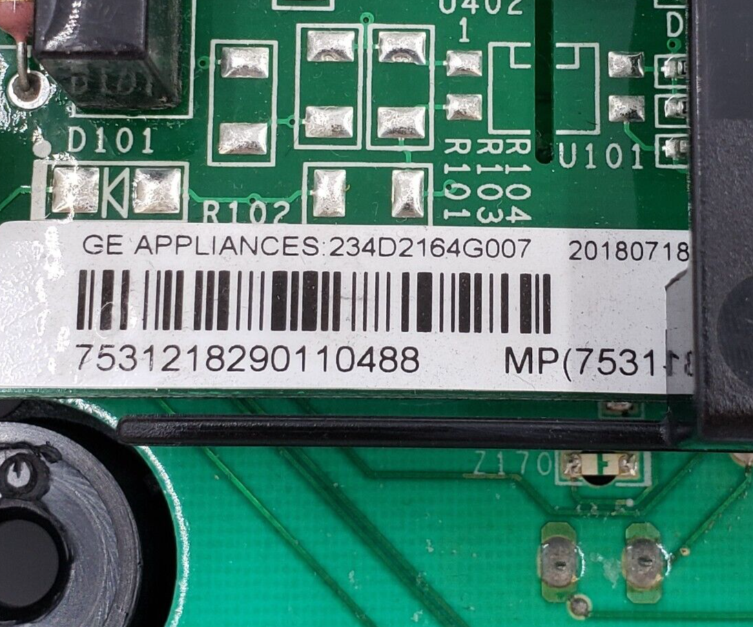 Genuine GE Dryer Control Board 234D2164G007 Same Day Shipping & 60 Days Warranty