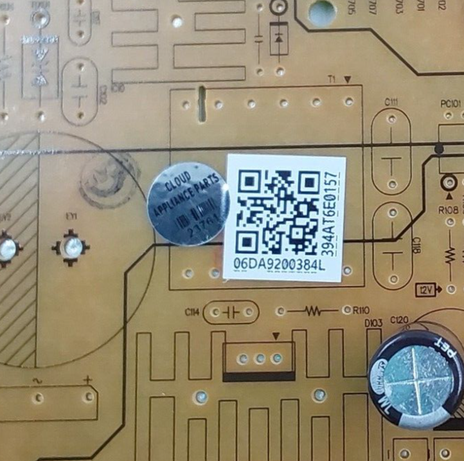 New Samsung Fridge Control Board DA92-00384L  *Same Day Ship & 60 Days Warranty*