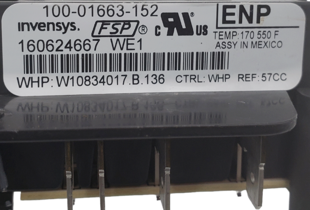 Genuine Whirlpool Oven Control Board W10834017 Same Day Ship & 60 Days Warranty*