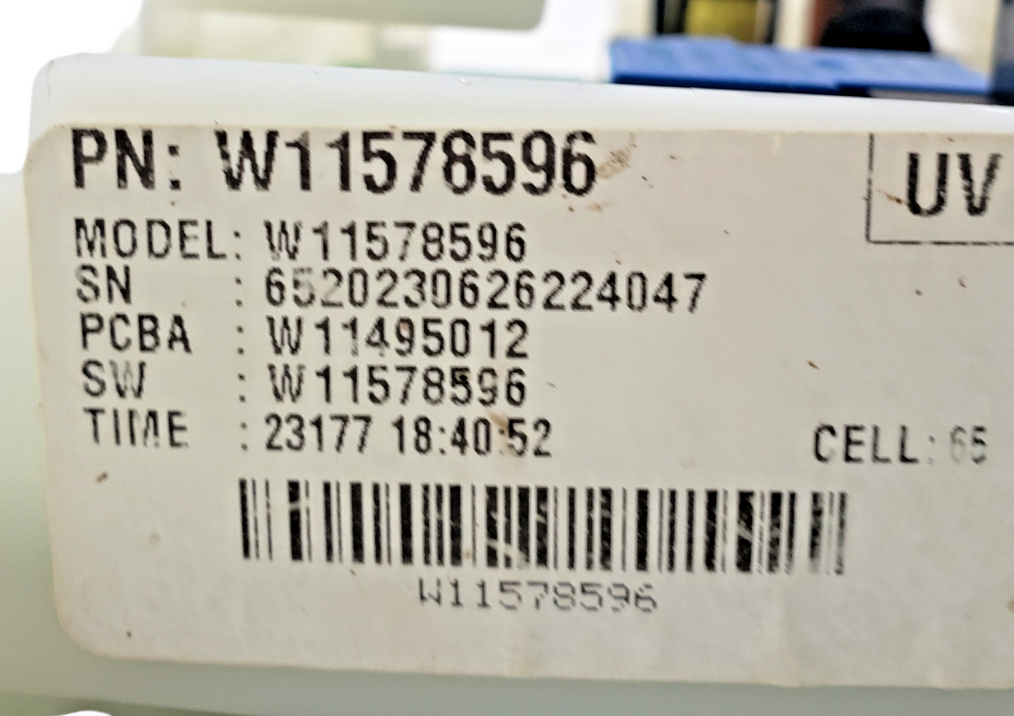 Genuine Whirlpool Dryer Control Board W11578596 Same Day Ship & 60 Days Warranty