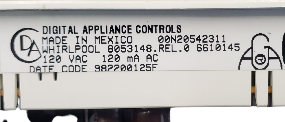 Genuine Whirlpool Oven Control Board 8053148 **Same Day Ship & 60 Days Warranty*