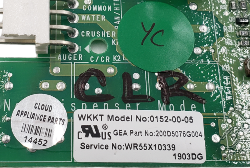 OEM GE Refrigerator Control Board 200D5076G004 *Same Day Ship & 60 Days Warranty