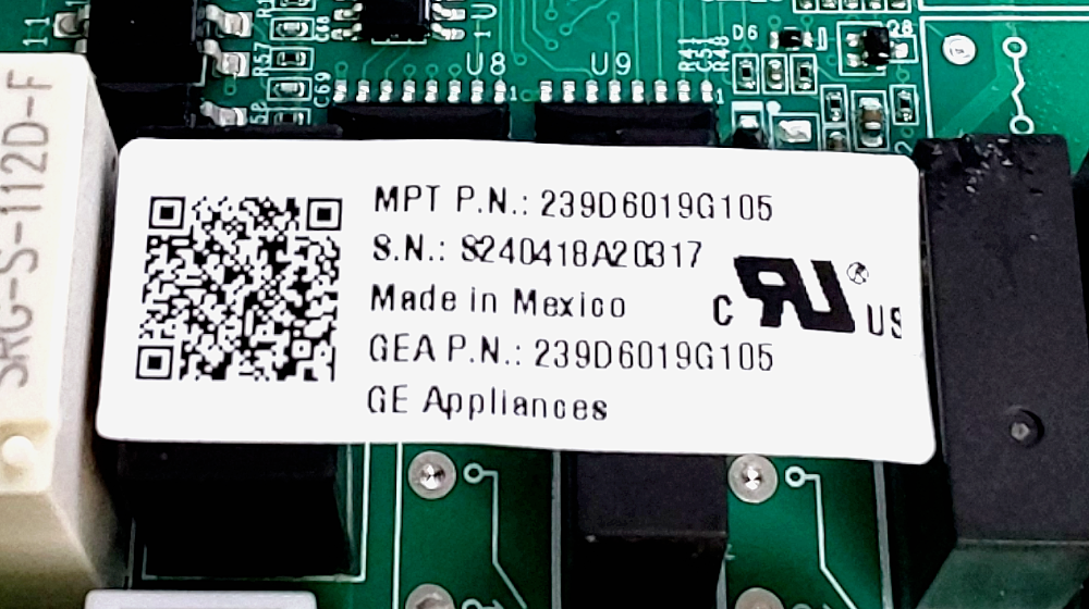 New GE Fridge Control Board 239D6019G105 *Same Day Shipping & 60 Days Warranty**