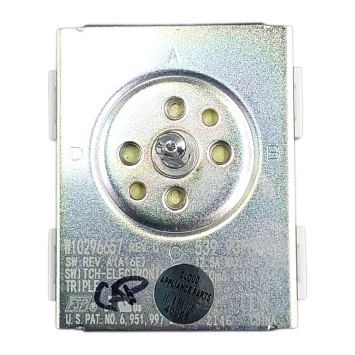 Whirlpool OEM Range Infinite Switch W10296657 *Same Day Ship & 60 Days Warranty*