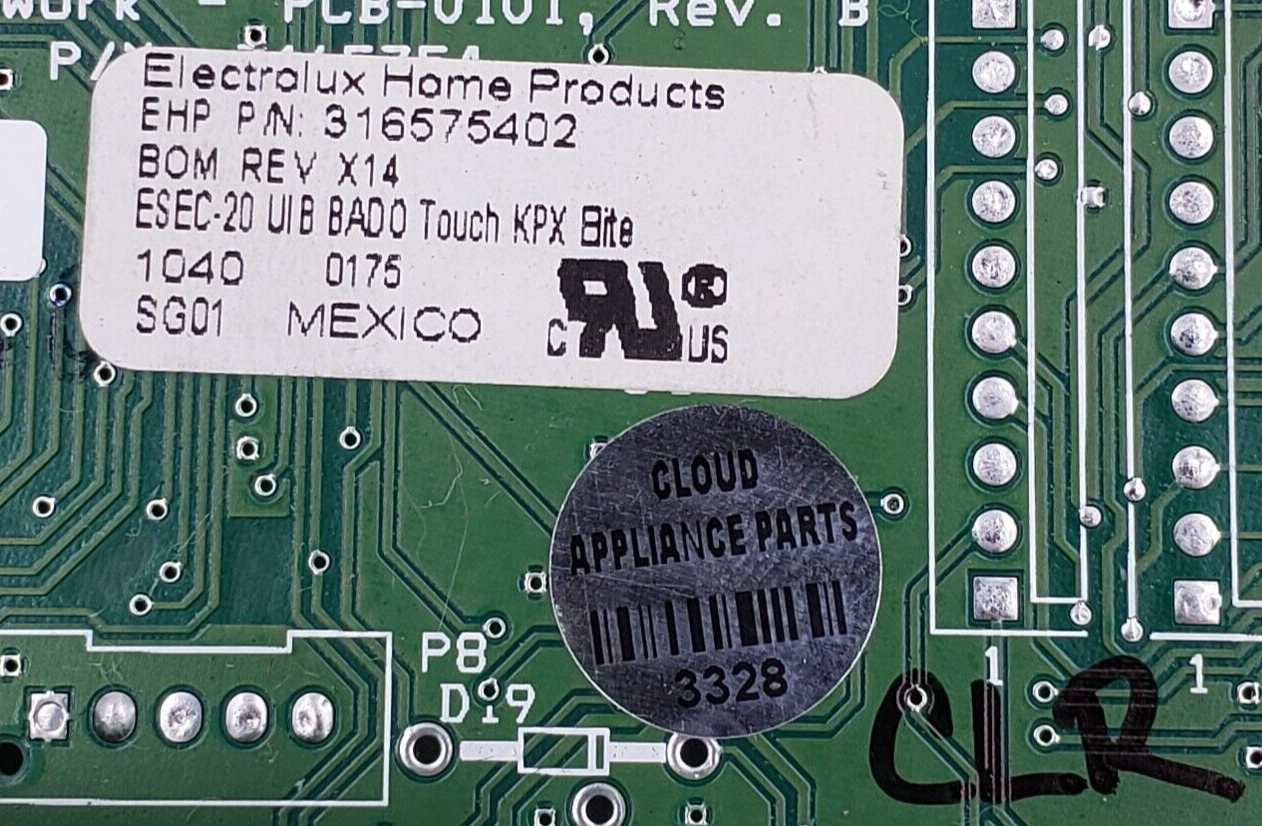 Genuine Frigidaire Range Control 316575402 Same Day Shipping & 60 Days Warranty*
