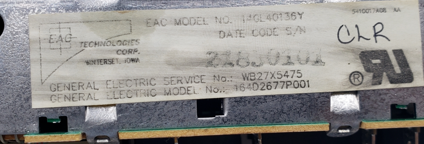 Genuine GE Oven Control Board 164D2677P001 *Same Day Shipping & 60 Days Warranty