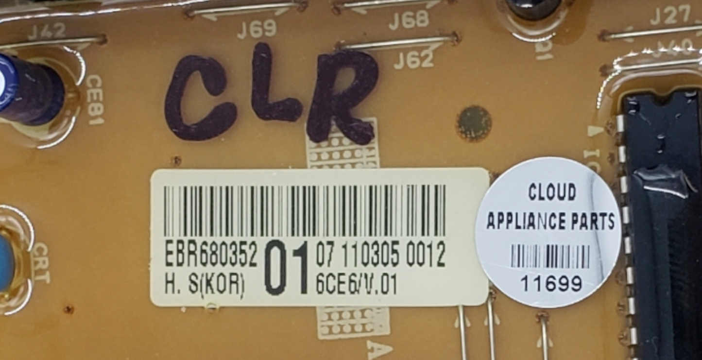 Genuine LG Dryer Control Board EBR62707617 *Same Day Shipping & 60 Days Warranty