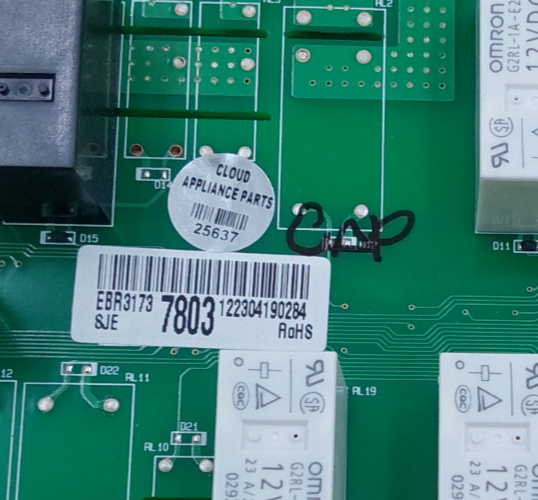 New LG Range Oven Control Board EBR31737803 Same Day Shipping & 60 Days Warranty