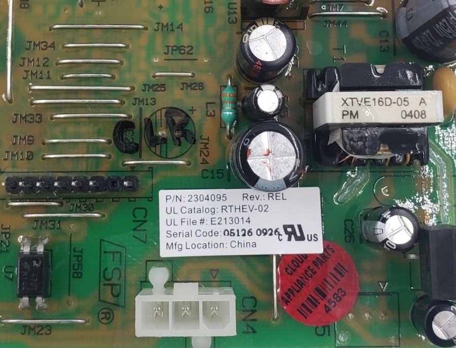 Genuine Whirlpool Refrigerator Control 2304095 Same Day Ship & *60 Days Warranty