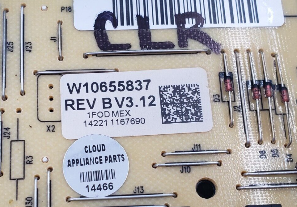 Genuine Whirlpool Oven Control Board W10655837 *Same Day Ship & 60 Days Warranty