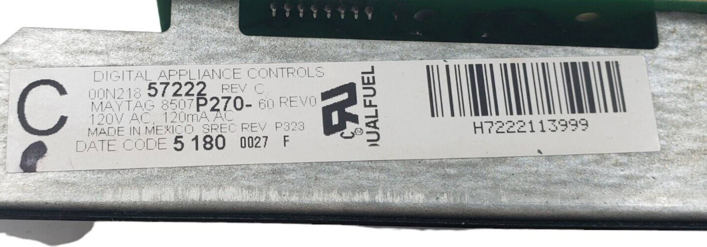 Genuine Maytag Oven Control Board 8507P270-60 Same Day Ship & *60 Days Warranty*