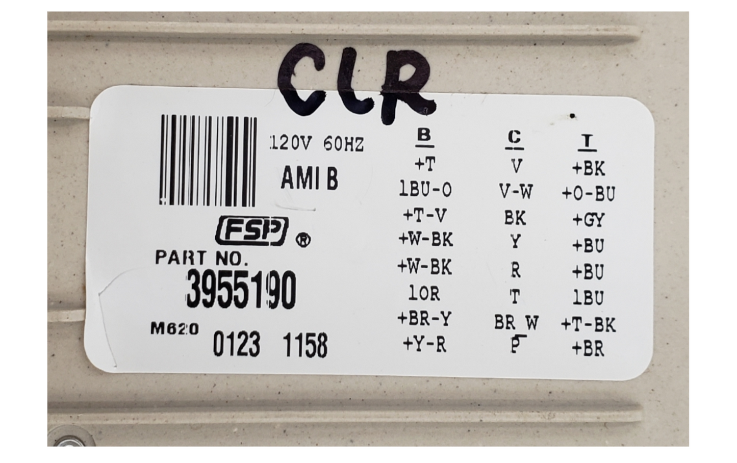 Genuine Whirlpool Washer Timer Part 3955190 Same Day Shipping & 60 Days Warranty