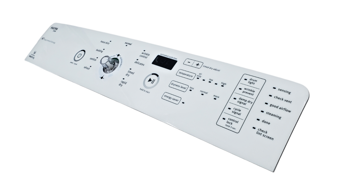 Genuine Whirlpool Dryer Control Panel W10433018 Same Day Ship & 60 Days Warranty