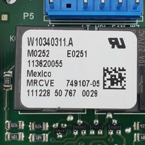 Genuine Whirlpool Range  Control Board W10340311 Same Day Ship & 60 Day Warranty