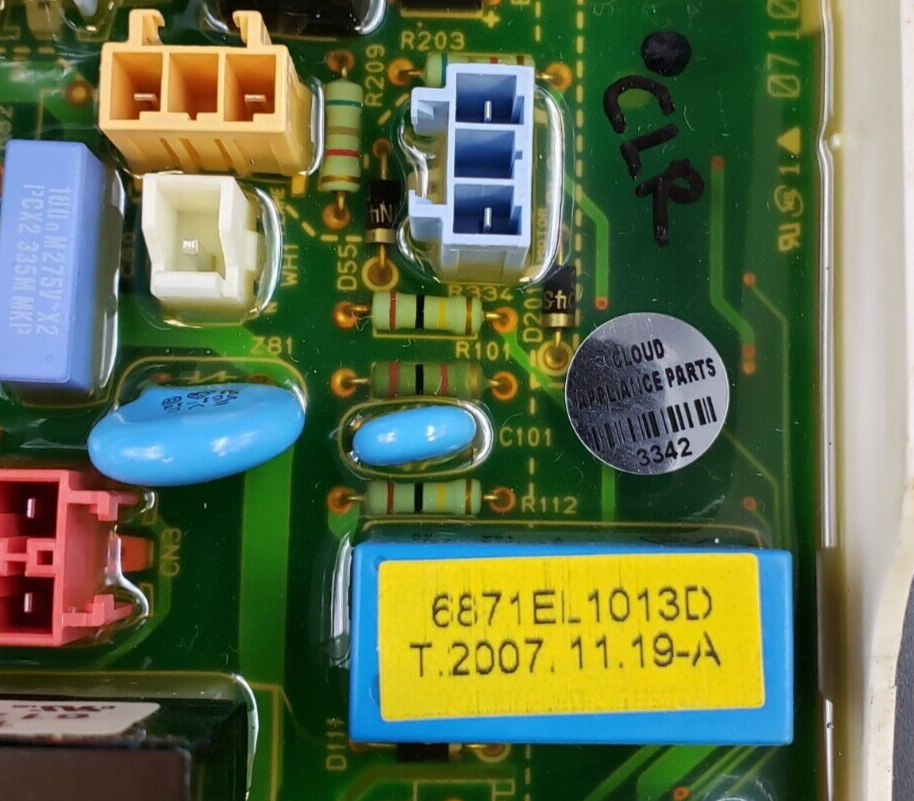 Genuine LG Dryer Control Board 6871EL1013D Same Day Shipping & 60 Days Warranty*