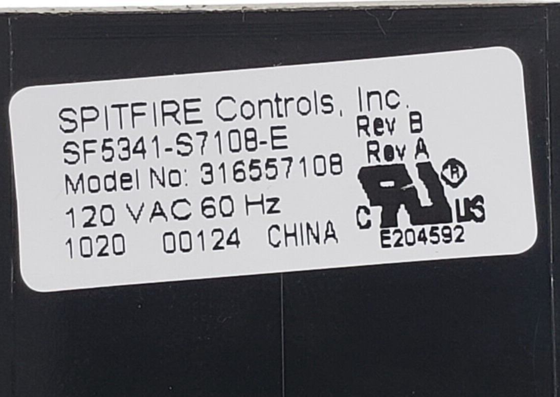 Genuine Frigidaire Range Control 316557108 Same Day Shipping & *60 Days Warranty