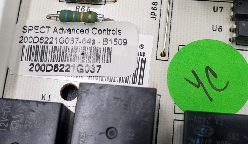 Genuine GE Refrigerator Control 200D6221G037 **Same Day Ship & 60 Days Warranty*