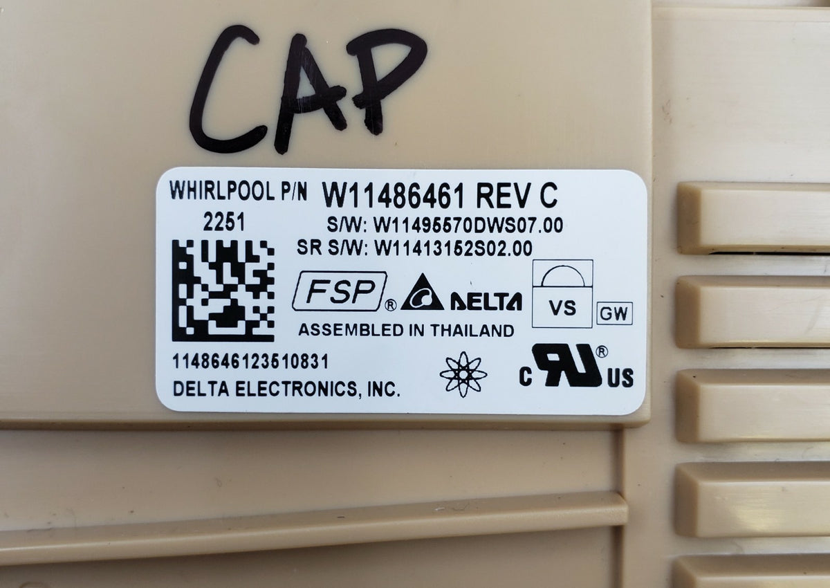 Whirlpool OEM Dishwasher Cntrl Board W11486461 Same Day Ship & 60 Days Warranty*