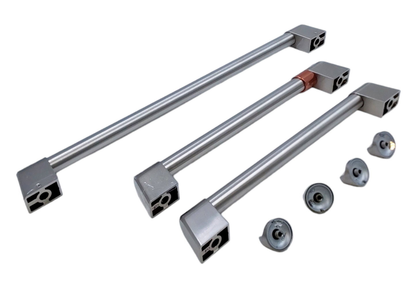 New GE Café Oven Handle & Knob Kit CXWDFHKPMSS  Same Day Ship & 60 Days Warranty