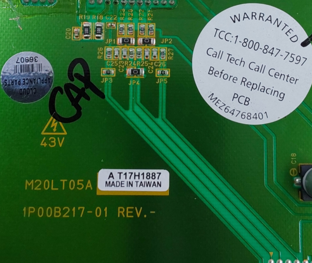 Genuine LG Range Control Board MEZ64768401 Same Day Shipping & 60 Days Warranty*