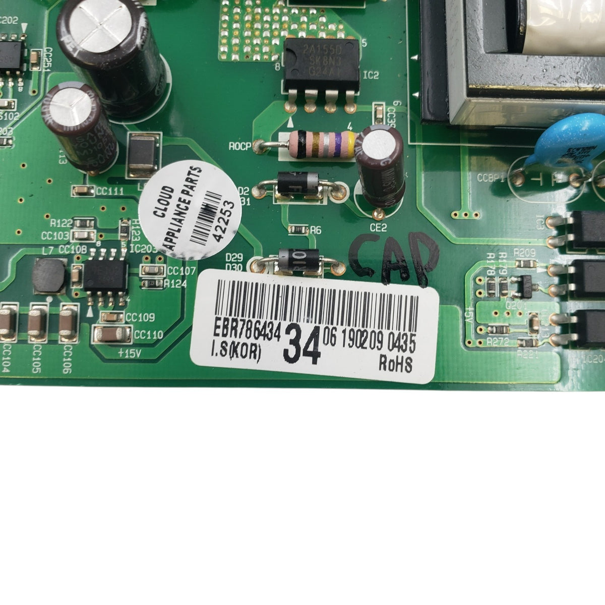 LG Genuine Fridge Control Board EBR78643434 **Same Day Ship & 60 Days Warranty**