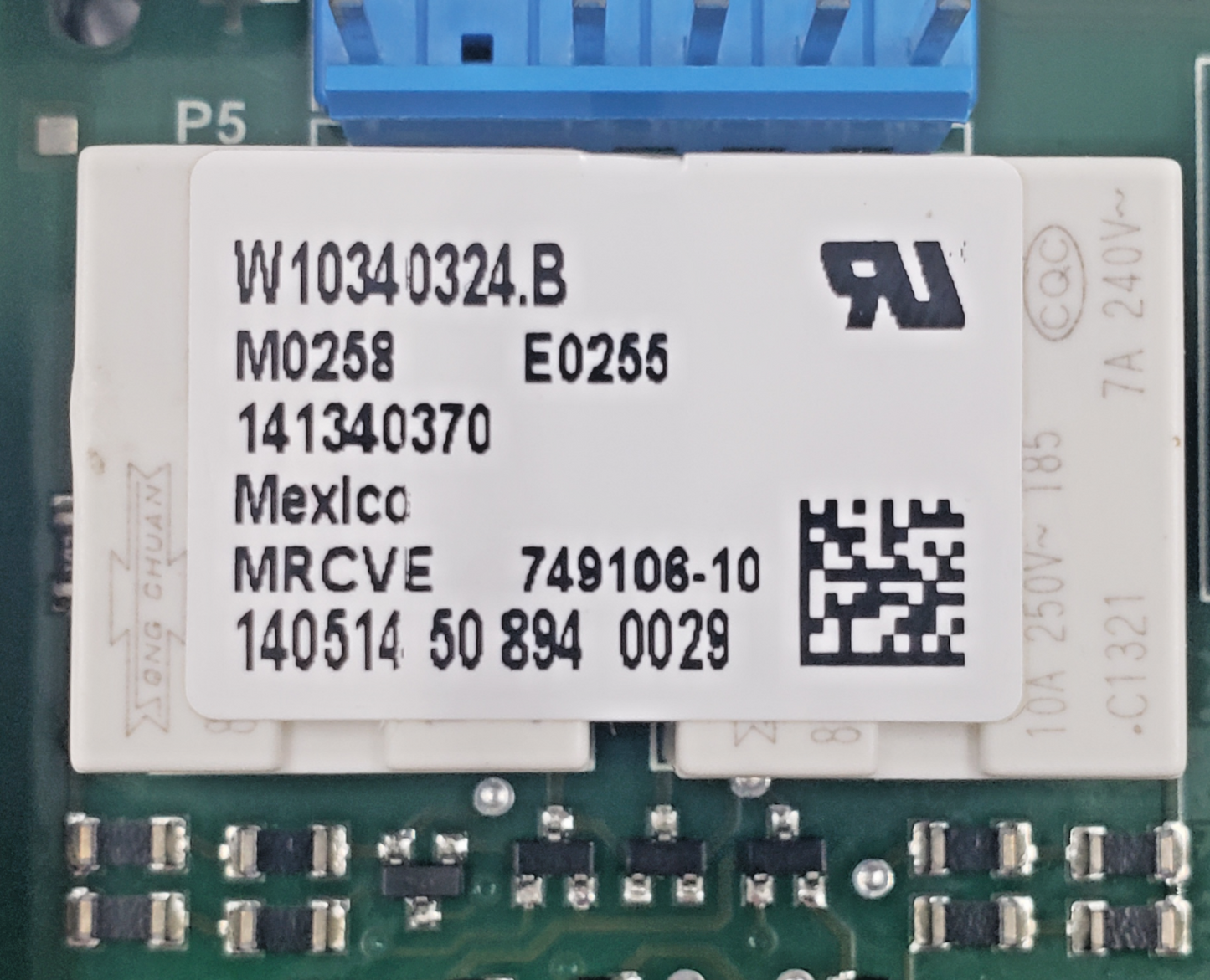 Genuine Whirlpool Range Control Board W10340324 Same Day Ship & 60 Days Warranty