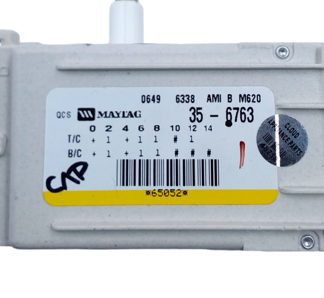 Genuine Whirlpool Washer Timer Assembly 35-6763 Same Day Ship & 60 Days Warranty