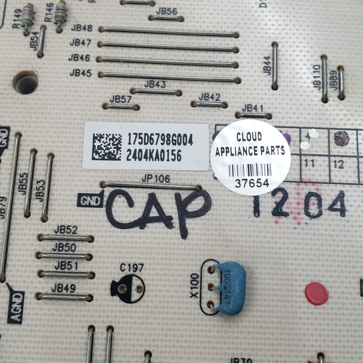 GE Genuine Dryer Control Board 175D6798G004 Same Day Shipping & 60 Days Warranty