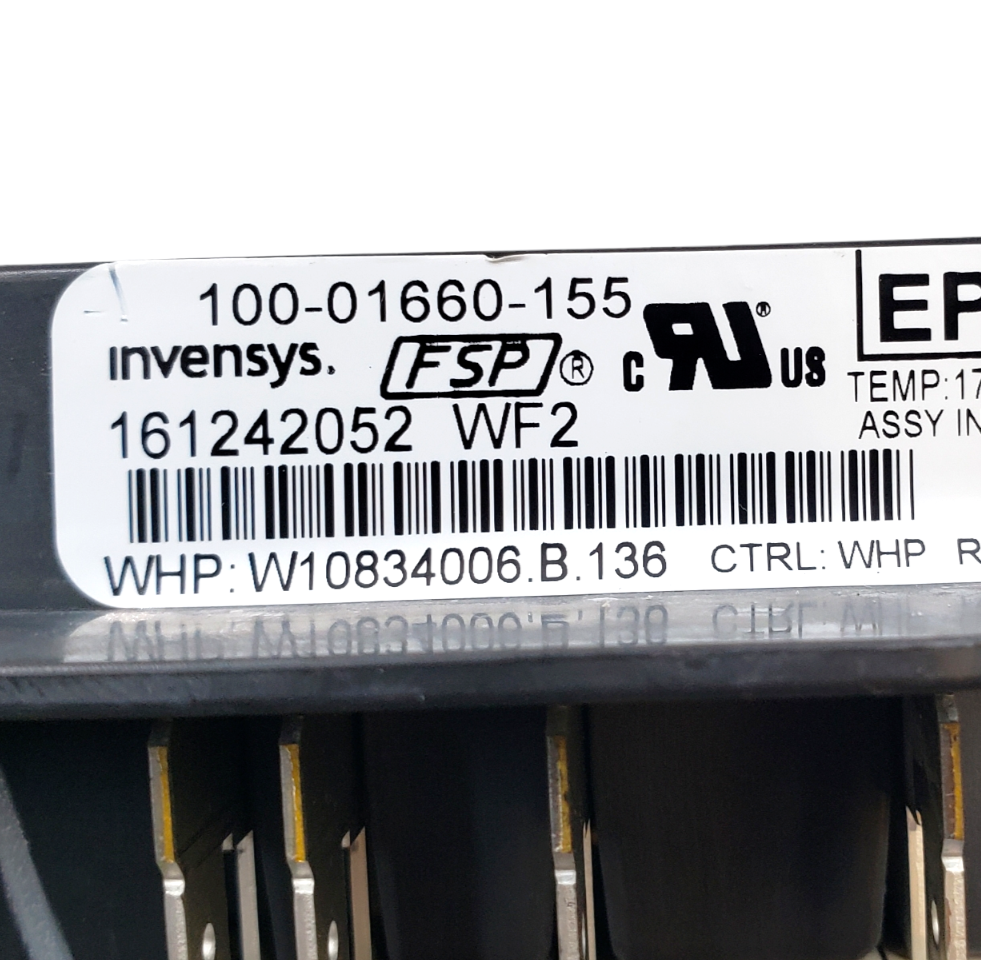 Genuine Whirlpool Range Control Board W10834006 Same Day Ship & 60 Days Warranty