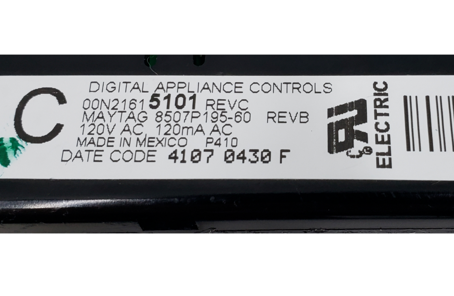 Genuine Whirlpool Range Control 8507P195-60 Same Day Shipping & 60 Days Warranty
