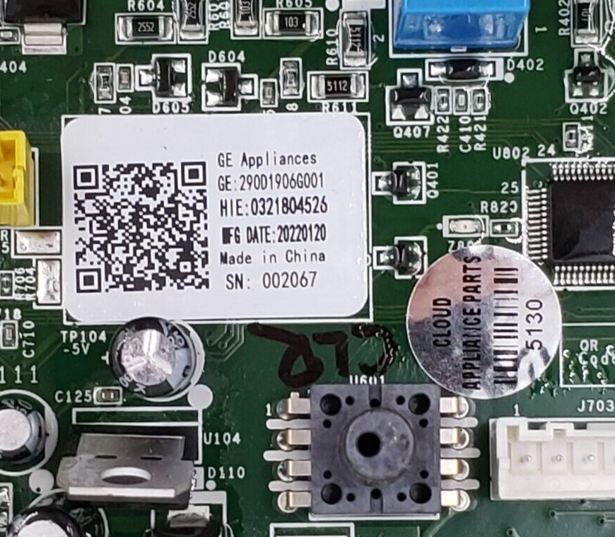Genuine GE Washer Control Board 290D1906G001 *Same Day Shipp & 60 Days Warranty*