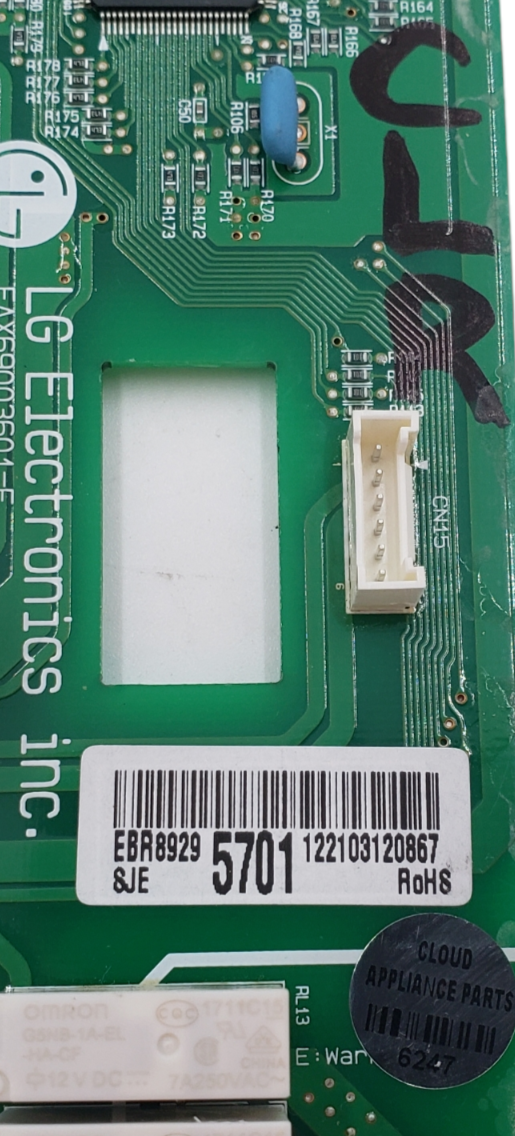 Genuine LG Range Oven Control Board EBR89295701 Same Day Ship & 60 Days Warranty