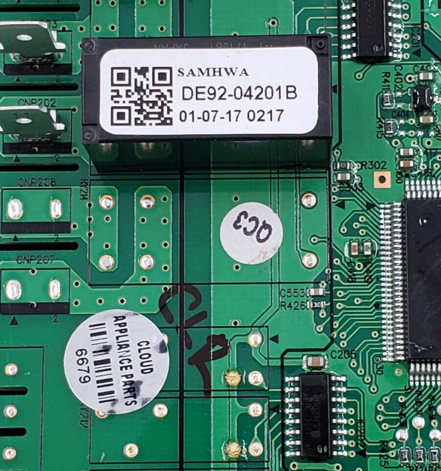 Genuine Samsung Range Control Board DE92-04201B Same Day Ship & 60 Days Warranty