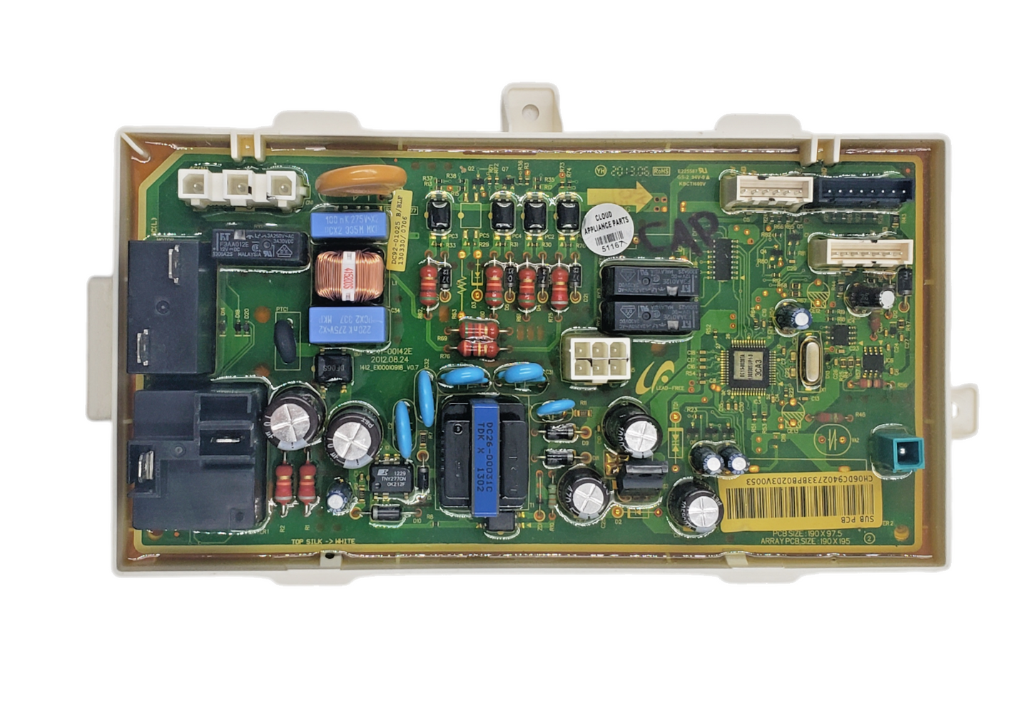 Genuine Samsung Dryer Control Board DC92-01025B Same Day Ship & 60 Days Warranty