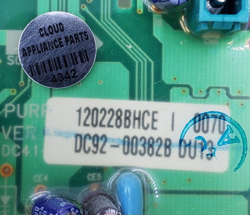 Genuine Samsung Dryer Control Board DC92-00382B Same Day Ship & 60 Days Warranty