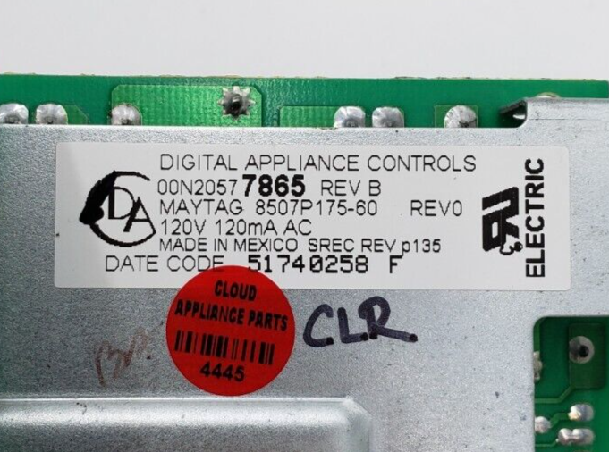 Genuine Whirlpool Range Control 8507P175-60 Same Day Shipping & 60 Days Warranty
